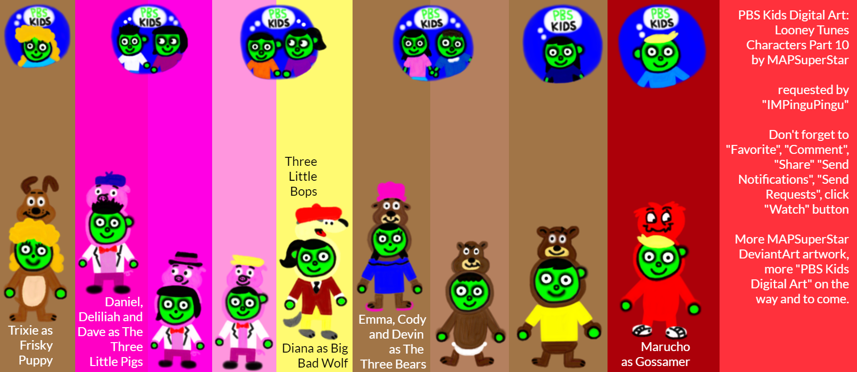 PBS Kids Digital Art: Looney Tunes Part 10 by MAPSuperStar on DeviantArt