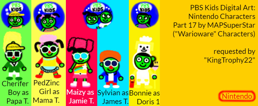PBS Kids Digital Art: Nintendo Characters Part 17 by MAPSuperStar on ...