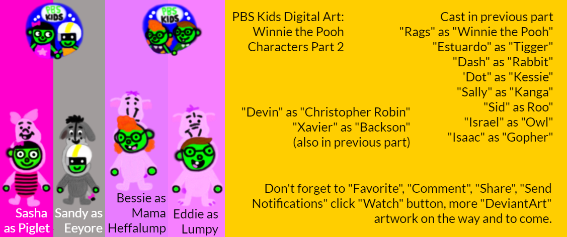 PBS Kids Digital Art: Winnie the Pooh Part 2 by MAPSuperStar on DeviantArt
