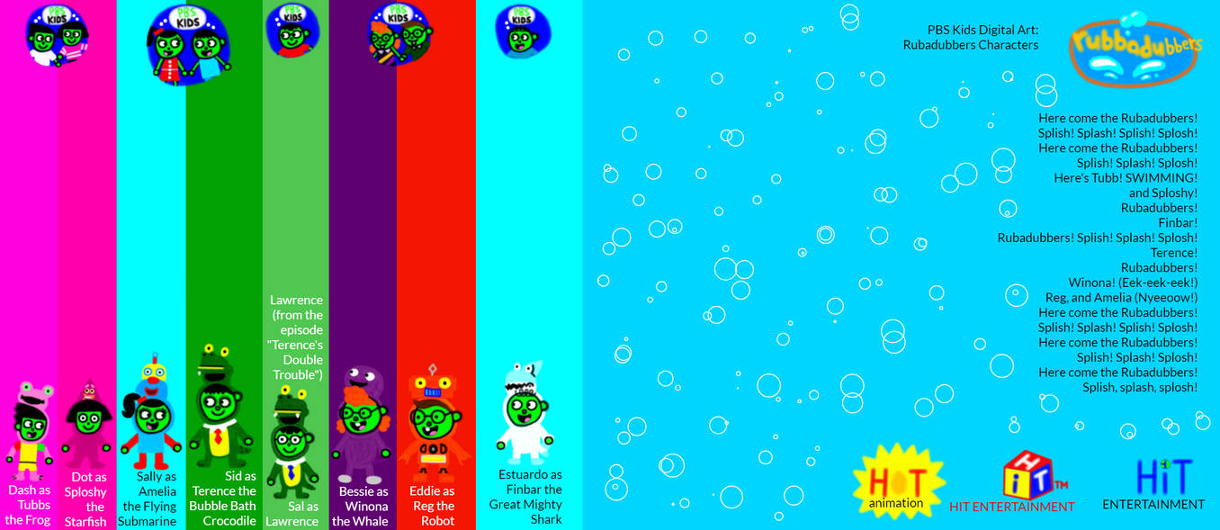 PBS Kids Digital Art: Rubadubbers Characters by MAPSuperStar on DeviantArt