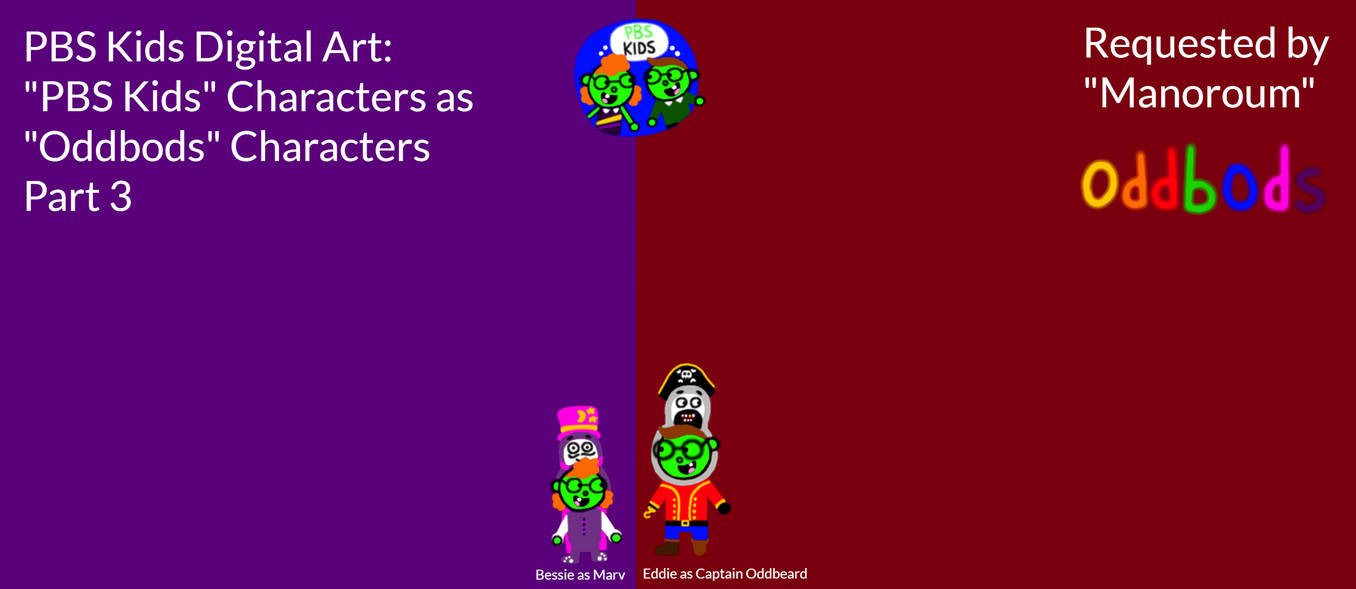 PBS Kids Digital Art: Oddbods Characters Part 3 by MAPSuperStar on ...