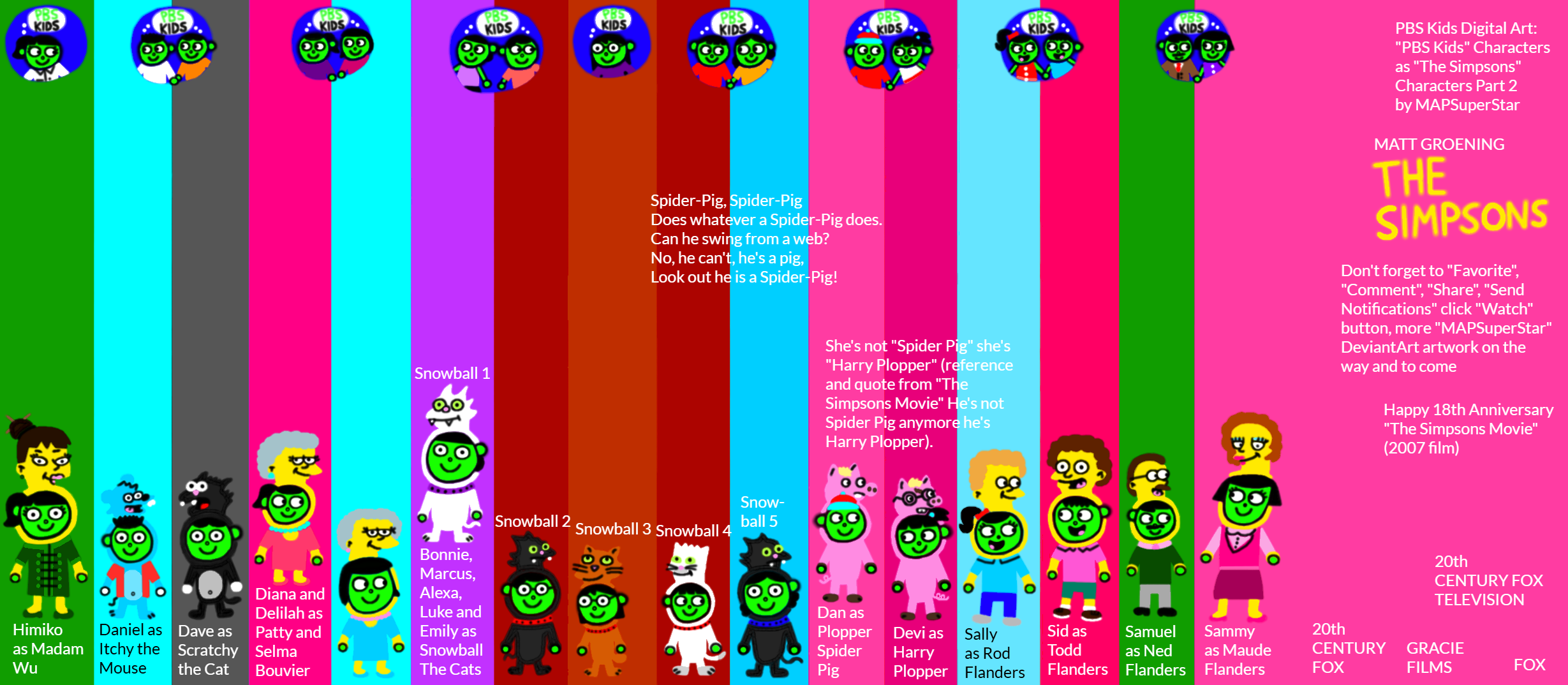 PBS Kids Digital Art: The Simpsons Part 2 by MAPSuperStar on DeviantArt