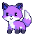 Kawaii fox Purple ver.
