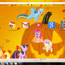 MLP Fall Google Chrome Theme