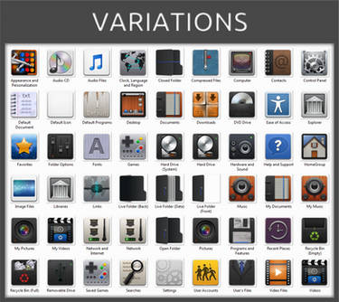 Variations Icon Pack Installer for Windows 8/8.1