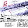 Newspaper Column Brush