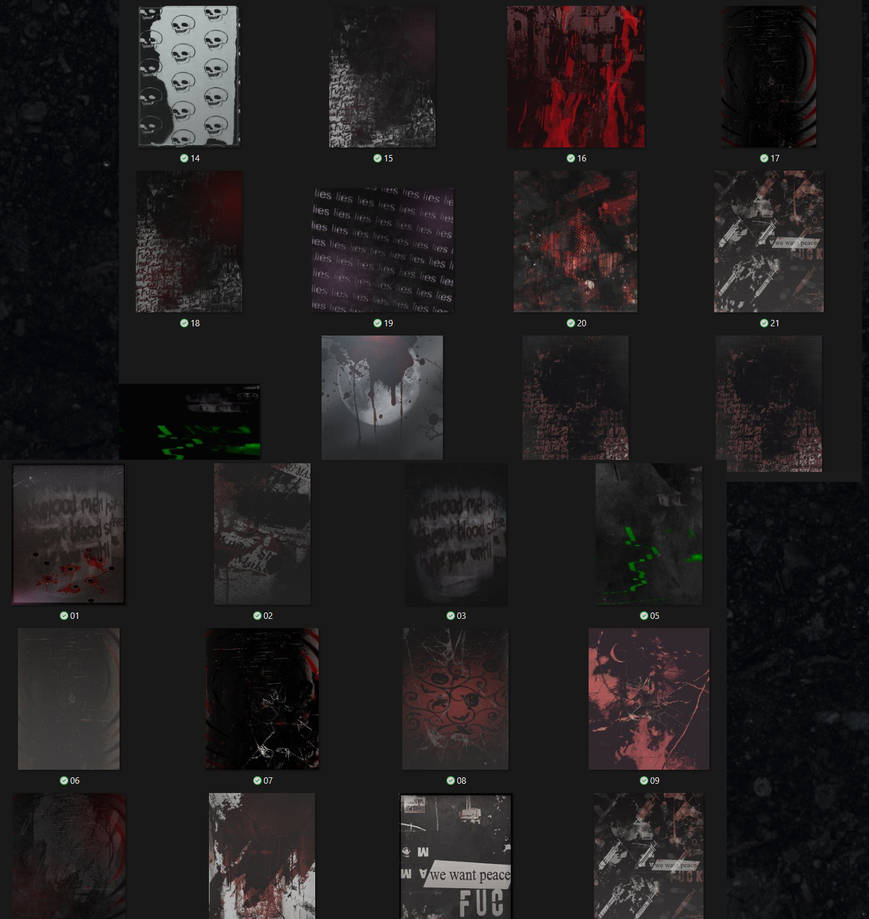 Dark Textures Pack by VacantSeance on DeviantArt