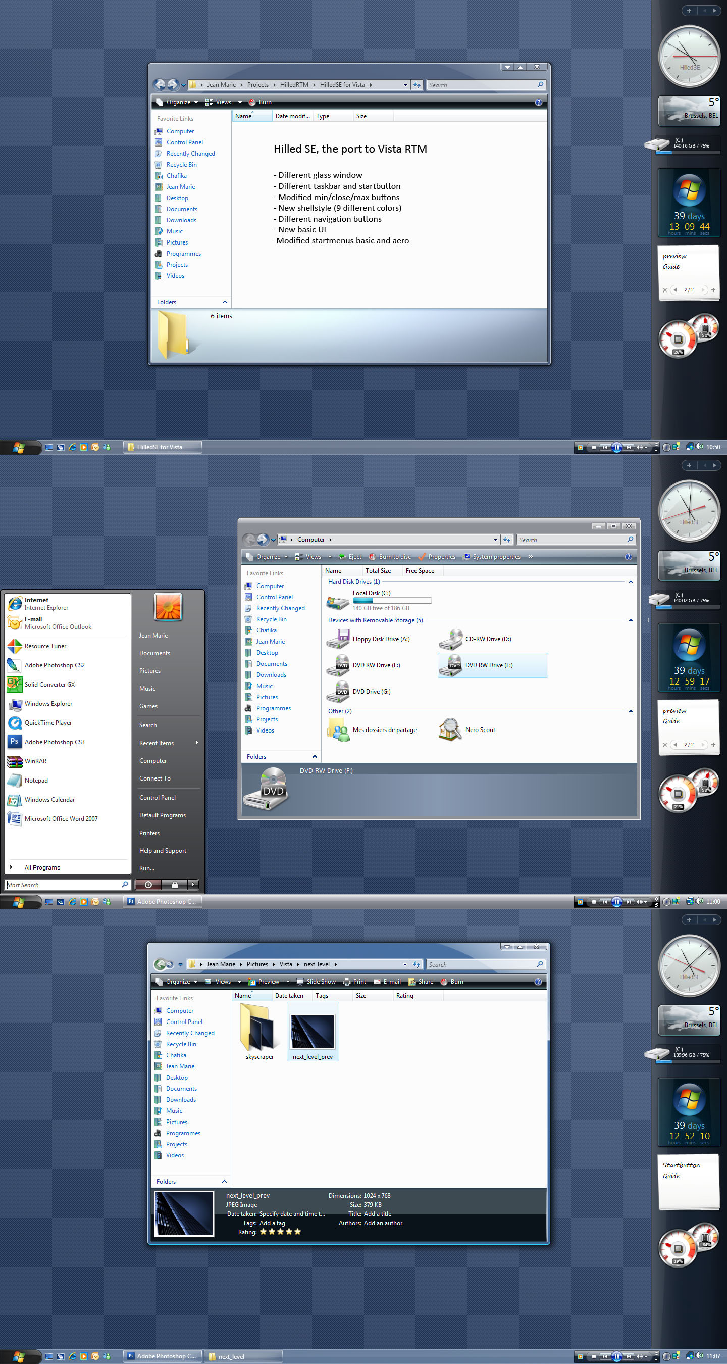 HilledSE for Vista RTM