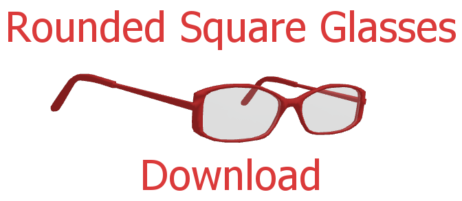 Rounded Square Glasses Download