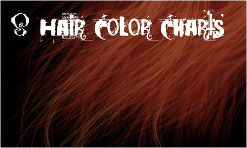 8 Hair Color Charts