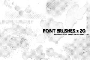 Point Grunge Brushes x20