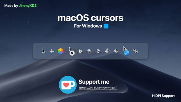 MacOS Cursors for Windows
