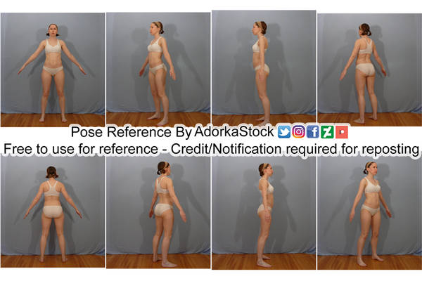 Free 3D Model Reference Pack F - Pose 1