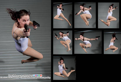 Female Gun Pack 2 - Drawing Reference