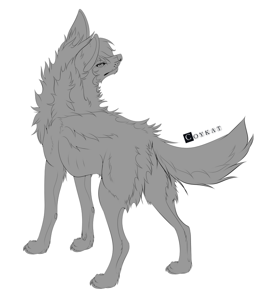 Free Wolf Base by Coykat on DeviantArt