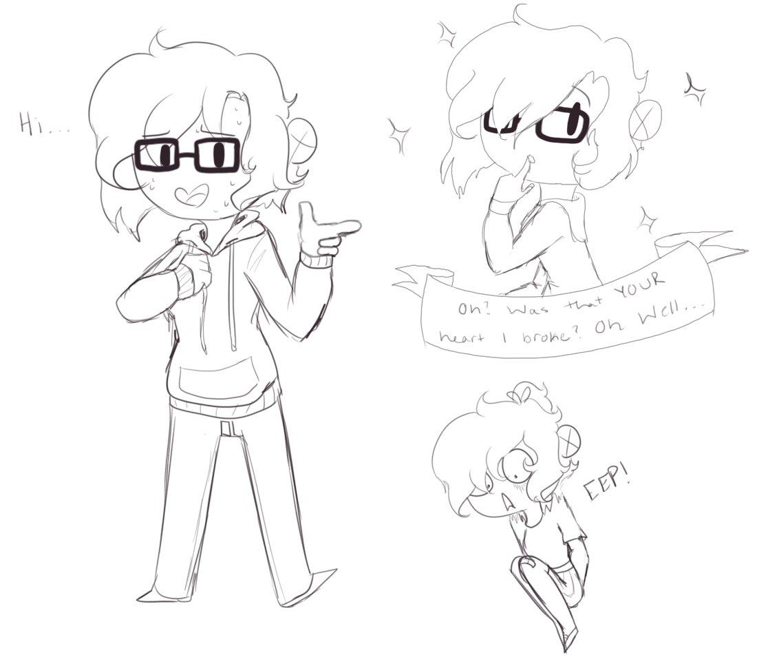 Doodles of me by heishikeki on DeviantArt