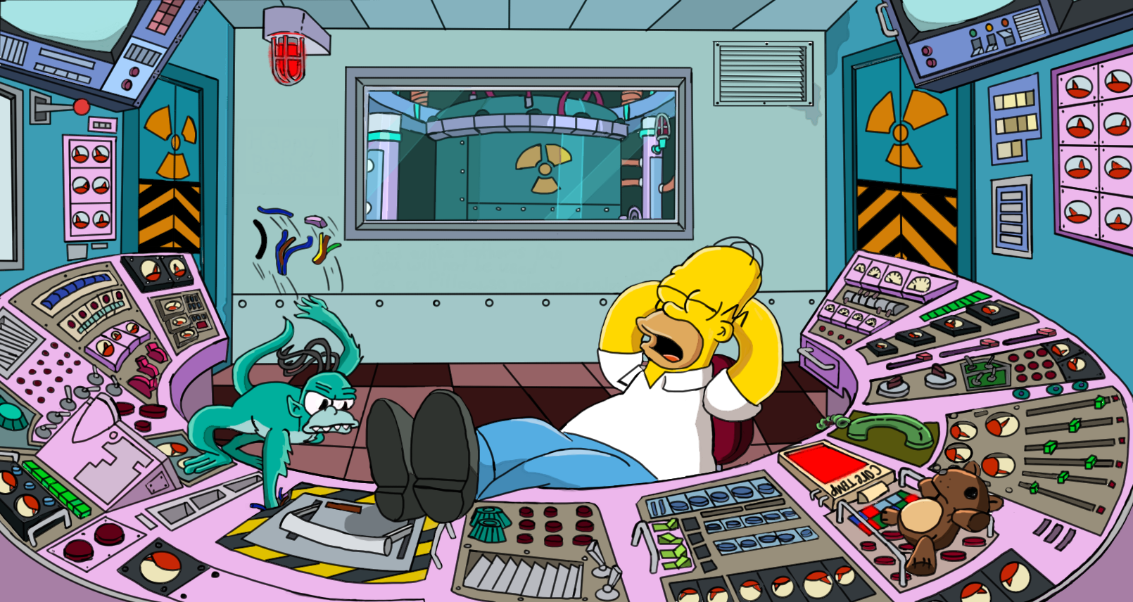 Homer at work