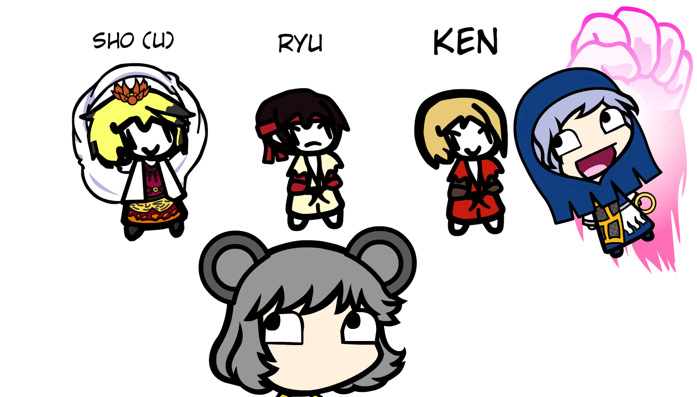 (Sho) Ryu-Ken dolls