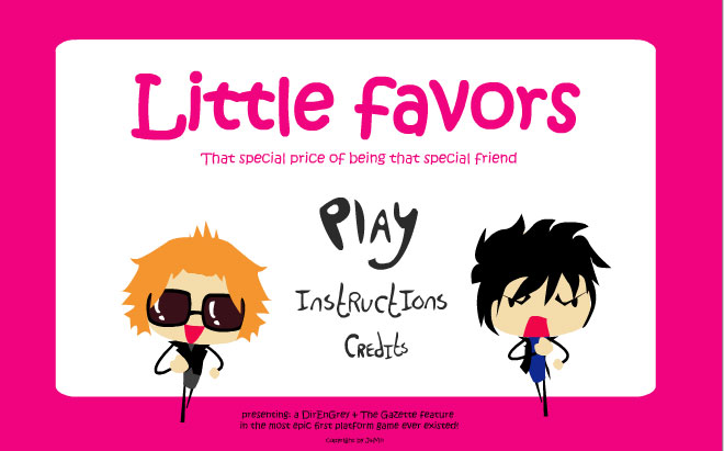 Little Favors -Jrock flash game-
