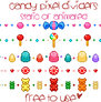 F2U: Candy Pixel Dividers