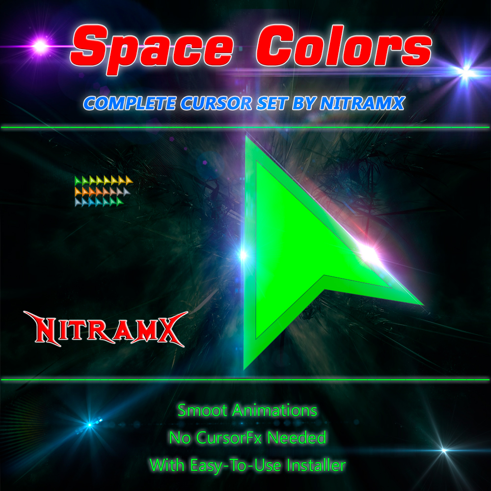 Space Colors - NitramX Cursors