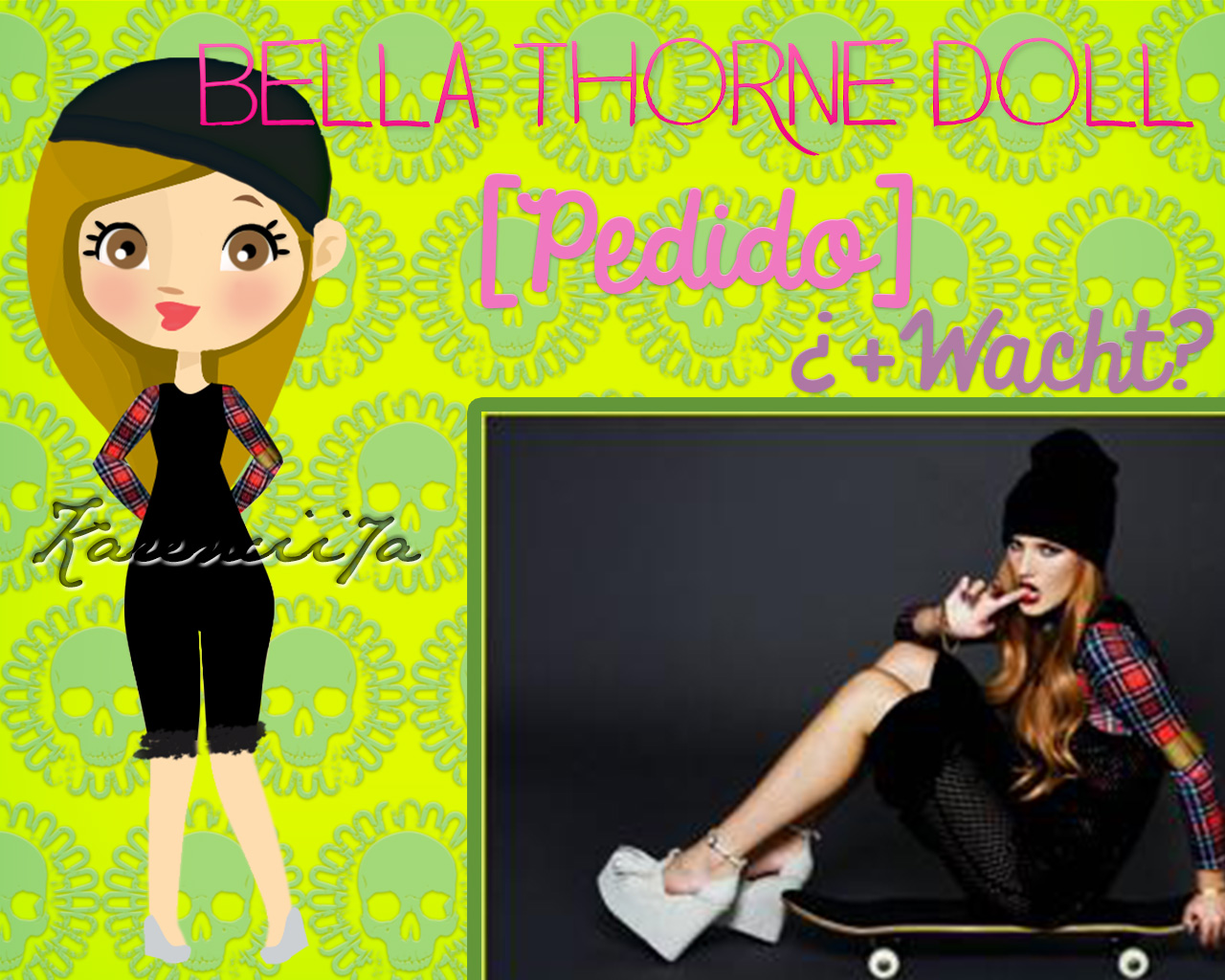 Bella Thorne Doll [Pedido]