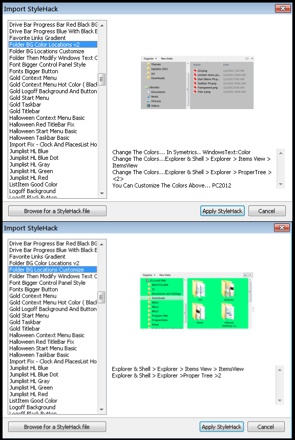 Win7  Customize Folder Colors 2 StyleHacks