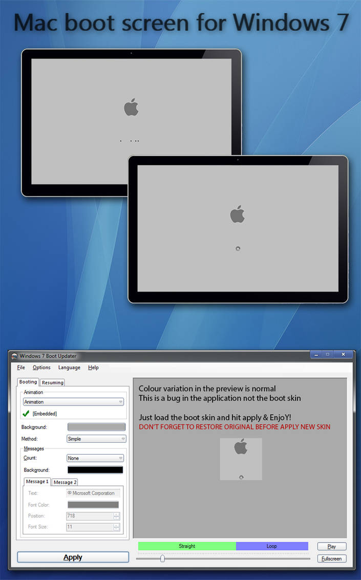 Mac Style Boot Skin For Windows 7 By Xxx2806 On Deviantart