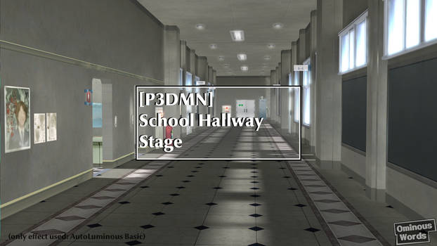 [MMD DL] Persona 3 DMN: School Hallway Stage