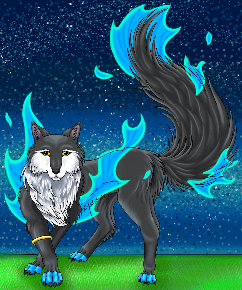Flame Wolf Remake by ArticWolfSpirit on DeviantArt