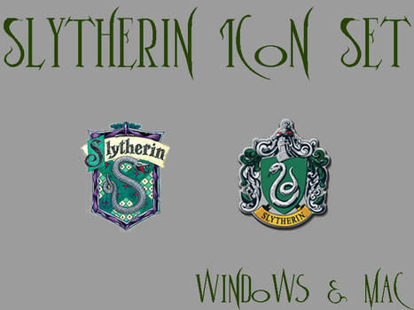 Slytherin Crest Icons