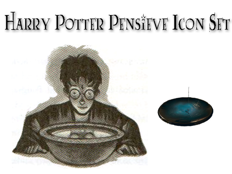 Harry Potter Pensieve Icon Set