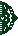 Pixel Lace Divider v1 End - Green - Right