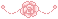 Pixel Rose Divider - Pastel Pink