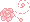 Pixel Rose Divider 3 - Pastel Pink - Bottom Left