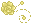 Pixel Rose Divider 3 v2 - Pastel Yellow - Top Left