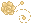 Pixel Rose Divider 3 v2 - Cream - Top Left