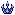 Little Pixel Crown - Navy Blue