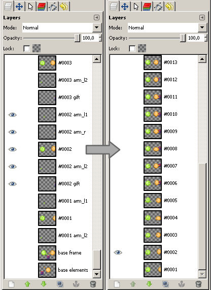 GIMP animation helpers by PsiMonkey on DeviantArt