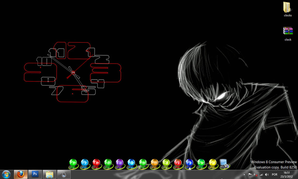 clock for rainmeter by justcobain on DeviantArt