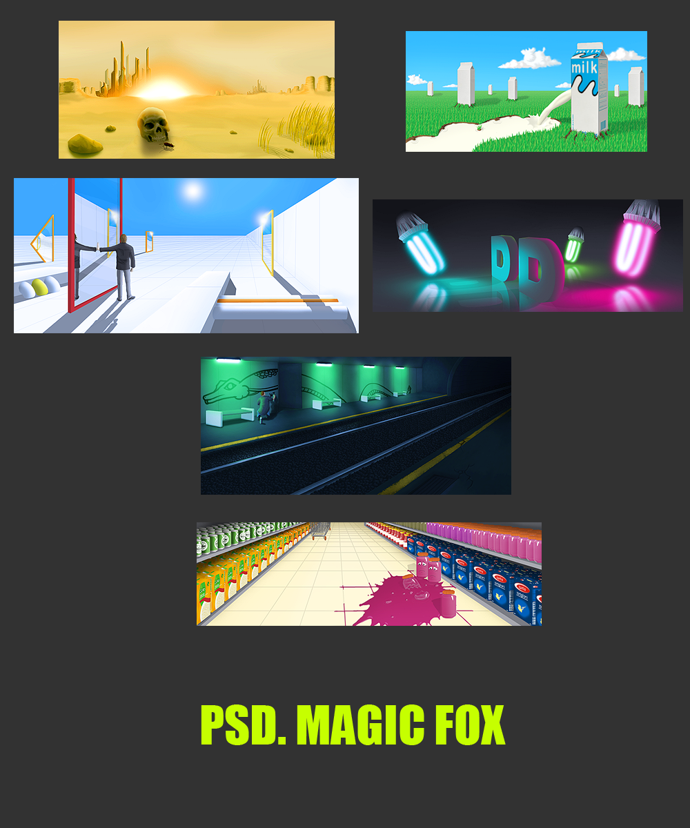 magic fox psd