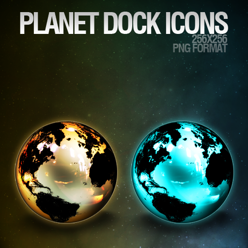 Planet Dock Icons