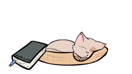 Sleepy Kitty - loop animation.