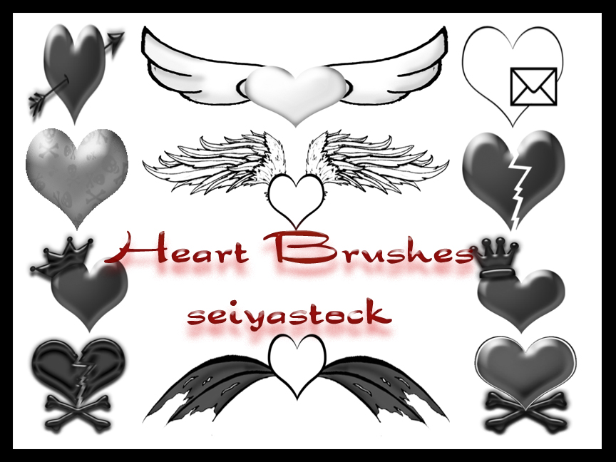 Heart Brushes