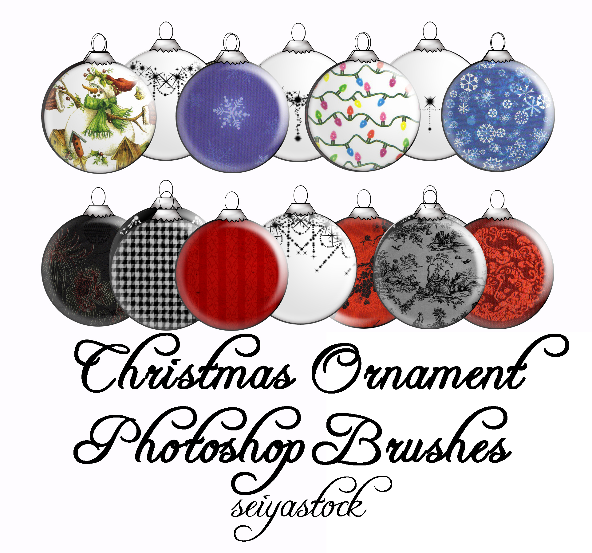 Christmas Ornament PS Brushes