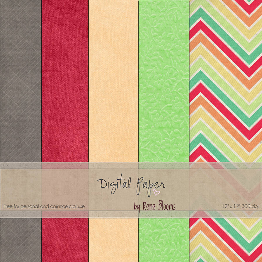 FREE Digital Paper Pack by SunnyFunLane on DeviantArt