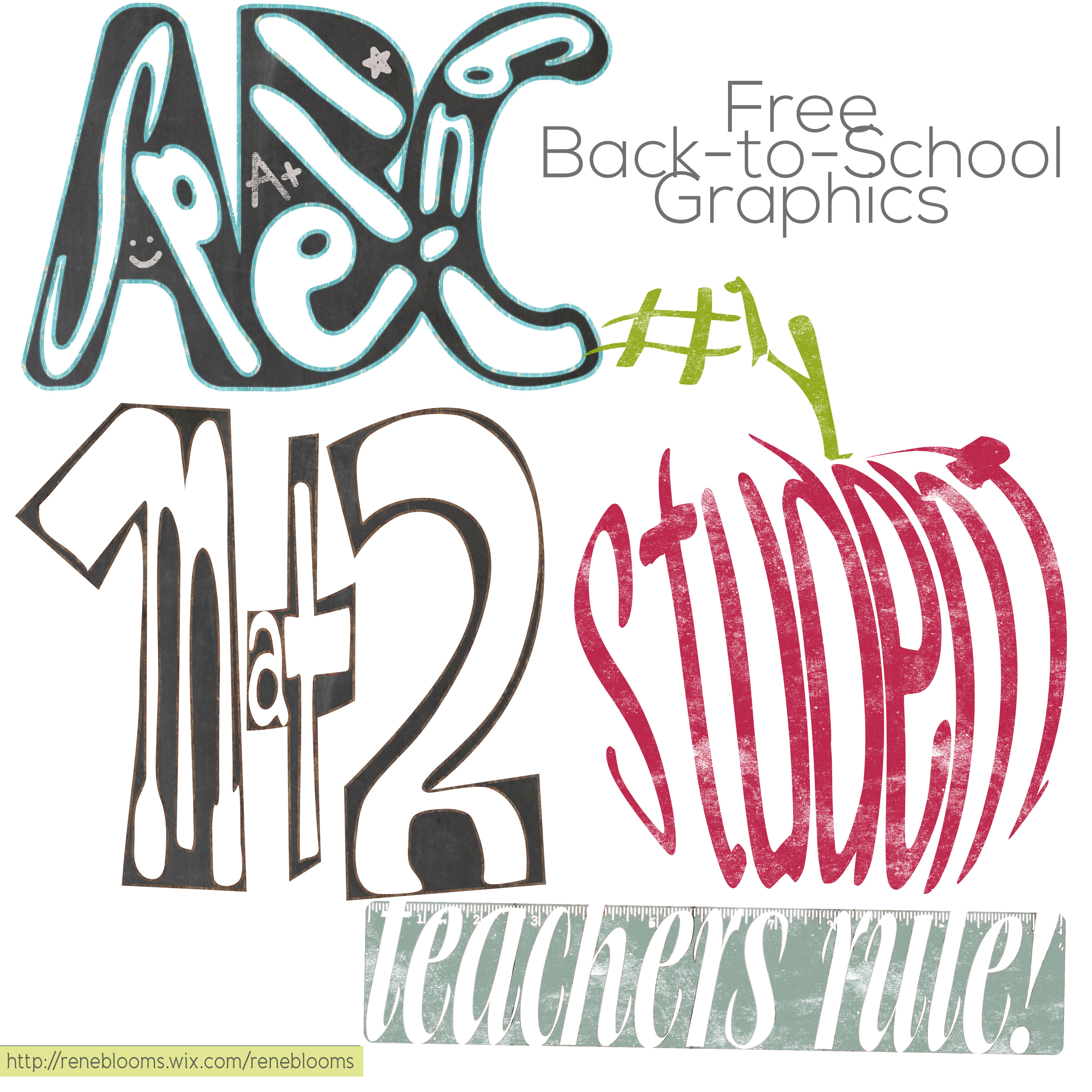 Back to School Graphics and Clip Art