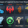 League of Legends Faction Crest Photoshop Shapes