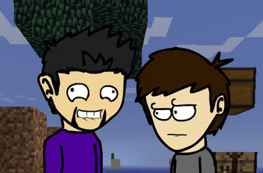 Slyfox and Immortal SKYBLOCK animated