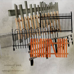 Fences (Ornament) PNG PACK ! #7